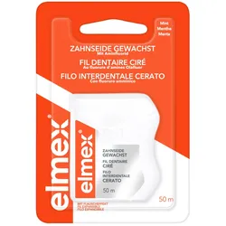 elmex ZAHNSEIDE GEWACHST mit Aminfluorid 50 m