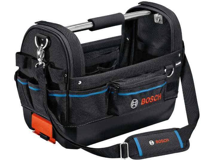 Werkzeugtasche BOSCH PROFESSIONAL GWT 20 , schwarz, B:23cm H:34cm, Polyester, Taschen, Werkzeugtasche