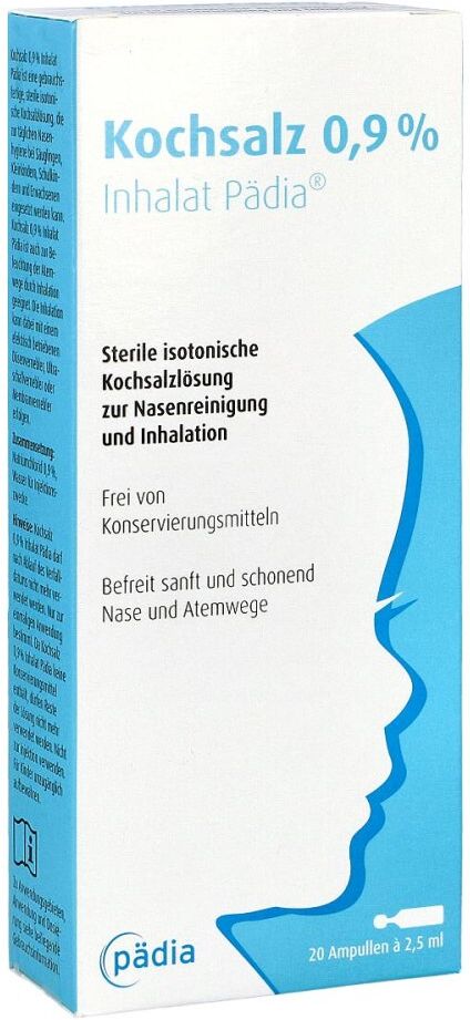 Kochsalz 0,9% Inhalat Pädia Ampullen