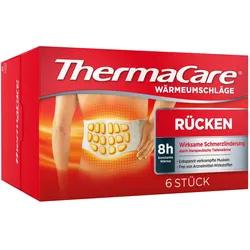 Thermacare, Muskelsalbe + Kühlpad, Wärmeumschläge bei Rückenschmerzen, 6 St. Pflaster (6x)