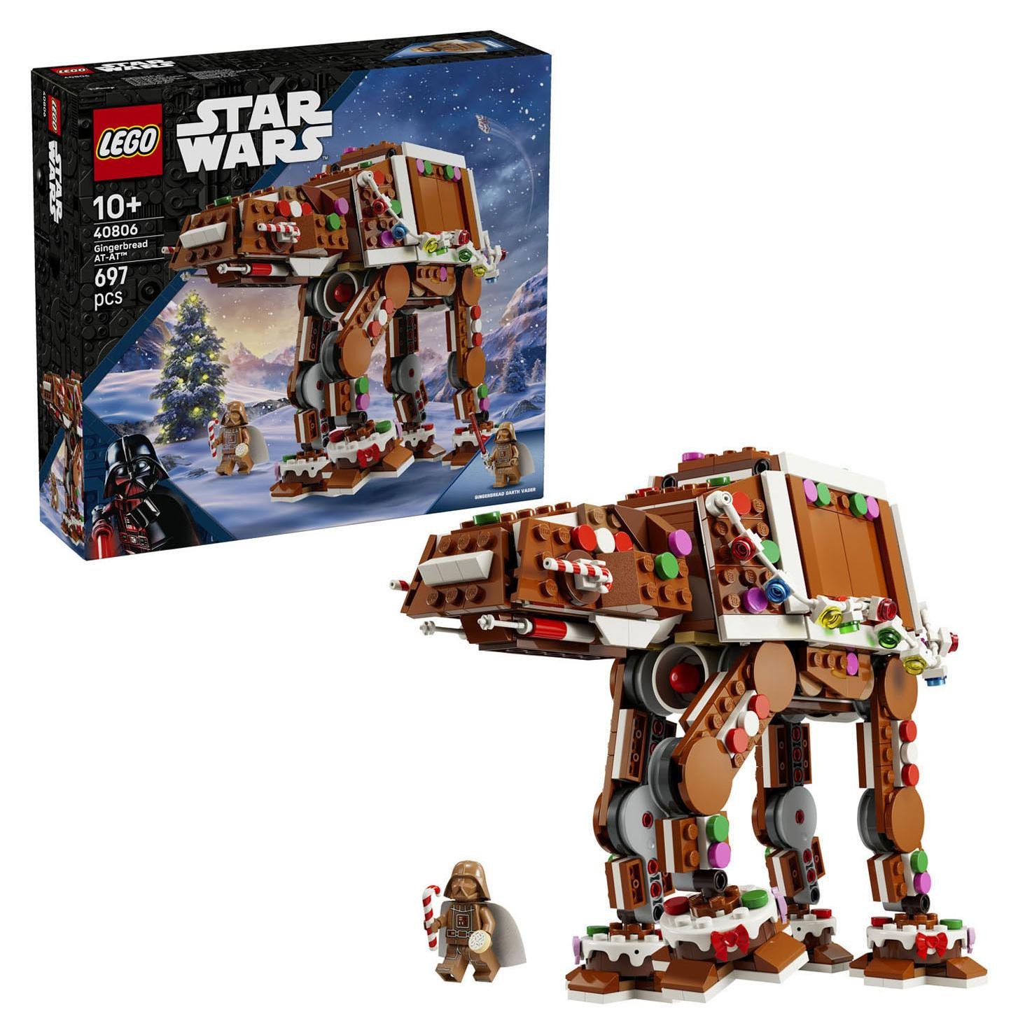 Lego Strijdwagen AT-AT met gemberkoek-uitstraling