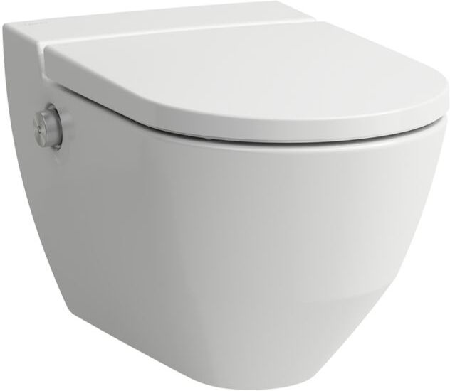 LAUFEN Cleanet navia Dusch-Tiefspül-WC H8206017570001 spülrandlos, 37x58cm, weiß matt