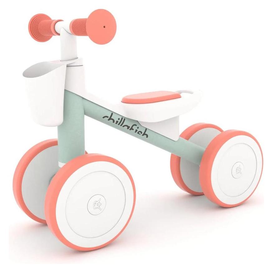 Chillafish - Racer 4-wheel stylish rideon with TPR wheels, seat and carry handle (CPQR01BRP) (CPQR01BRP)