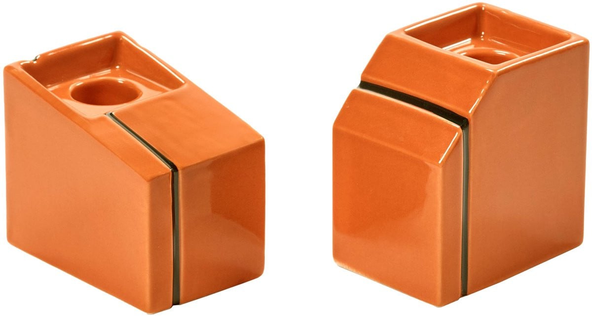 Serax Silos Kandelaar Set van 2 Oranje
