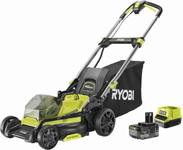 Ryobi RY18LMX40C-150 Rasenmäher-Akku, 18 V, 40 cm, 50 l, Mulchen, 1 x 5,0 Ah