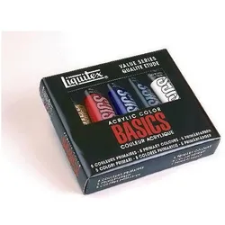 Winsor & Newton, Künstlerfarbe + Bastelfarbe, Basics Acryl set 5x118 ml (118 ml)