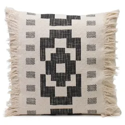 Gözze Kissenhülle Boho 50 x 50 cm Anthrazit