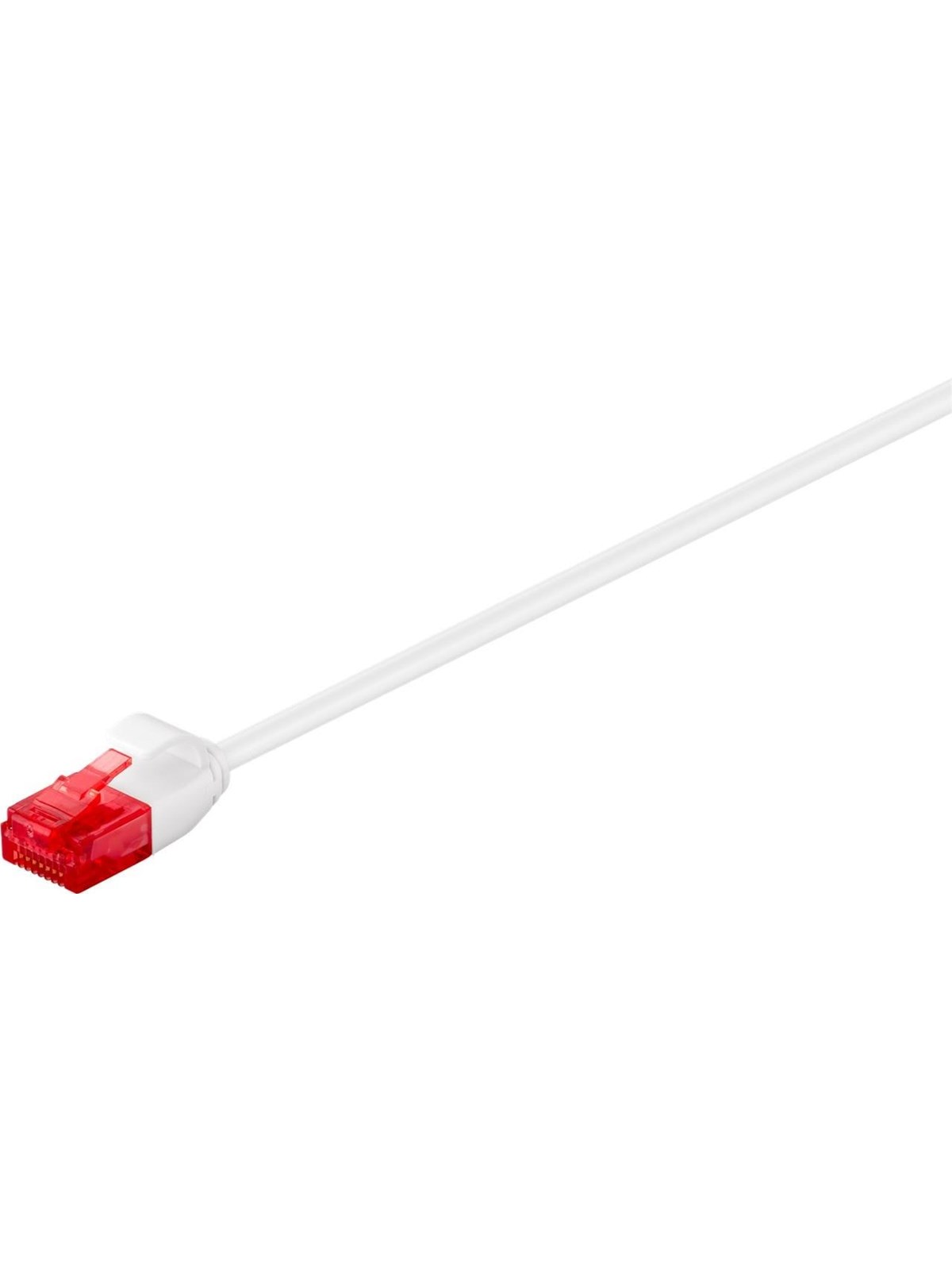 Pro LAN CAT 6 slim U/UTP - Weiß - 7.5m