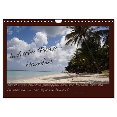Indische Perle - Mauritius (Wandkalender 2027 DIN A4 quer), CALVENDO Monatskalender