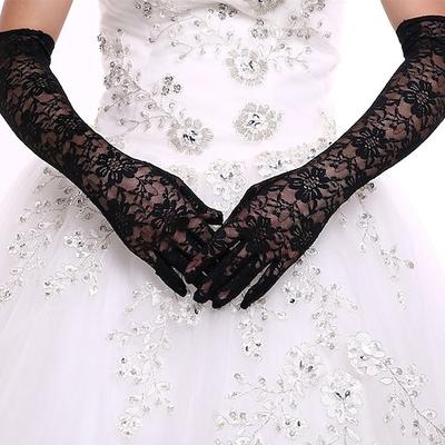 Spitze Opernlänge Handschuh Brauthandschuhe / Party- / Abendhandschuhe Mit Spitze Hochzeit / Party-Handschuh