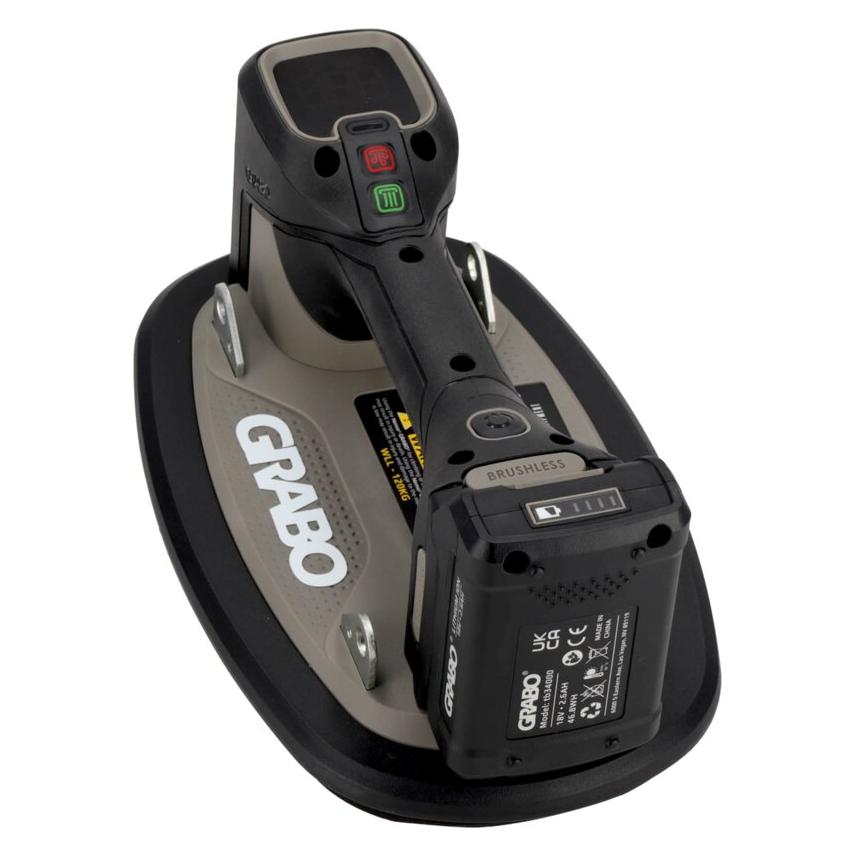 Grabo Pro Bürstenloser Elektro-Vakuum-Fliesenheber Komplettset (120 kg) (I12.2200.000)