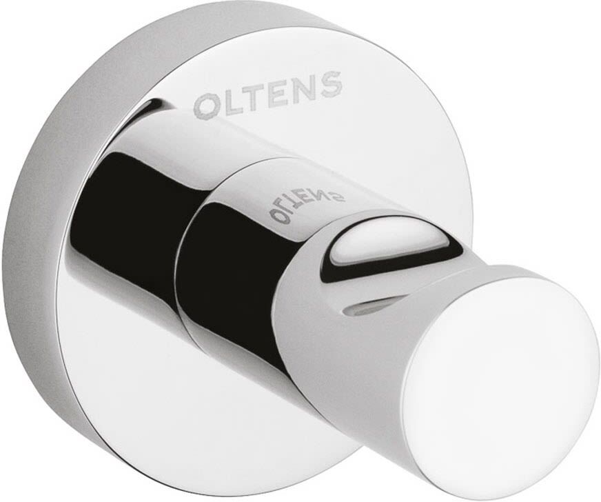 OLTENS Eman Einzel-Handtuchhaken rund, Accessoires, 80006100, chrom