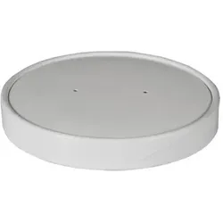 Starpak 500 Deckel für Suppenbecher, Pappe "To Go" rund Ø 9,9 cm weiss