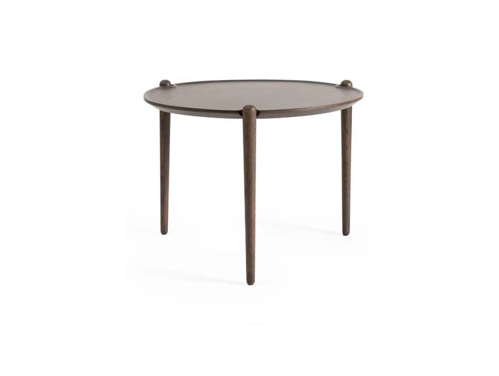 Design House Stockholm Aria Couchtisch Dark oak, Ø60x46 cm