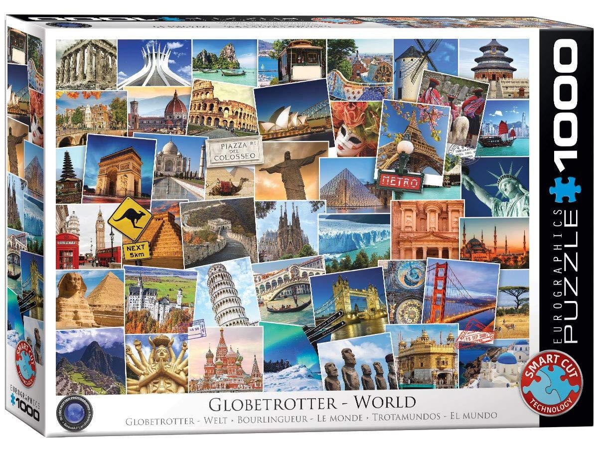 Globetrotter Wereldpuzzel 1000 stukjes van Sonstige Verlage