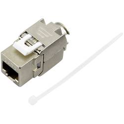 TRU COMPONENTS RJ45 Kupplung, CAT 6a 93038C362 Kupplung, gerade Polzahl Sensoren 8 Metall 1 St.
