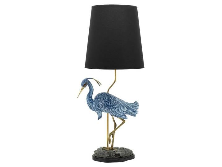 Lampe Kranich Heron Blau H: 101 cm Abhika