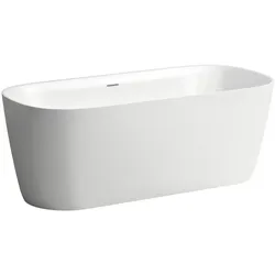 LAUFEN MEDA Badewanne, freistehend, Marbond, 1600x750x590mm, H221112, H2211120000001, Farbe: Weiß
