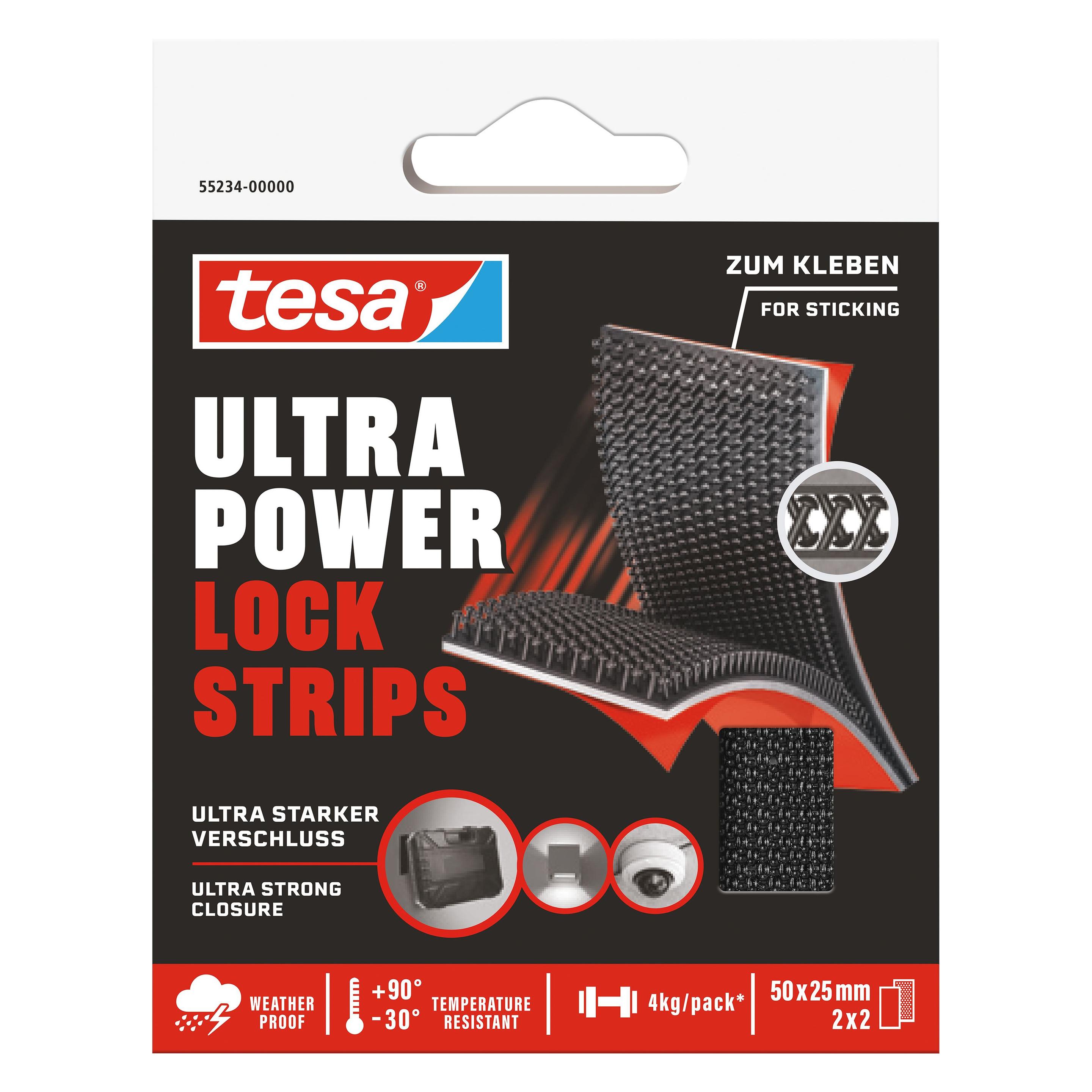 tesa Ultra Power Lock Strips (25 mm, 4 kg) (55234-00000-00)