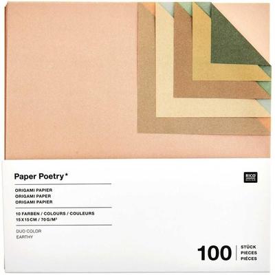 Origami Duo Color, 15 x 15 cm, 100 Blatt