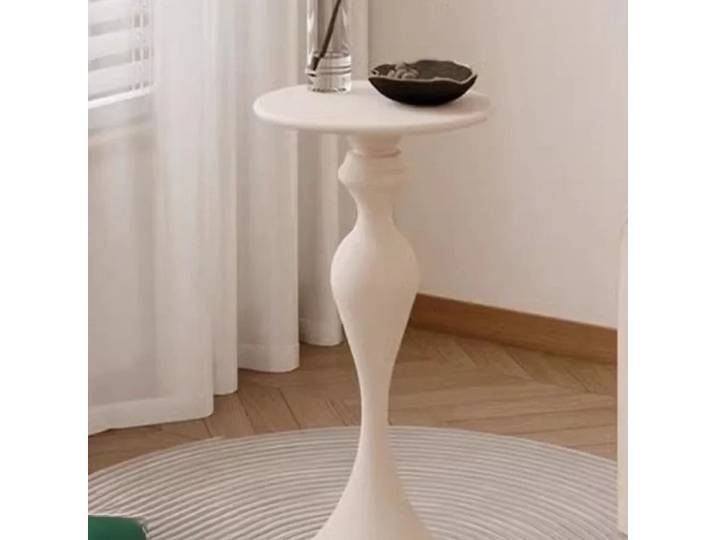 Table Basse Ronde Nordique en Acier Inoxydable, Accessoires de Décoration de Luxe pour Salon, Conception de Meubles de Maison