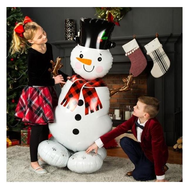 Anagram AirLoonz Schneemann P71 verpackt 88 cm x 139 cm (3x) (8311811)