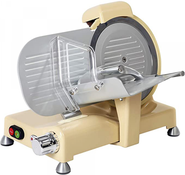 R.G.V. RGV Vintage 250 Ivory - Aufschnittmaschine mit gehärtetem Messer 250mm - 140W