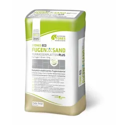 STONES ECO Fugensand Terrassenplatten plus 1-10 mm beige - 15 kg Sack