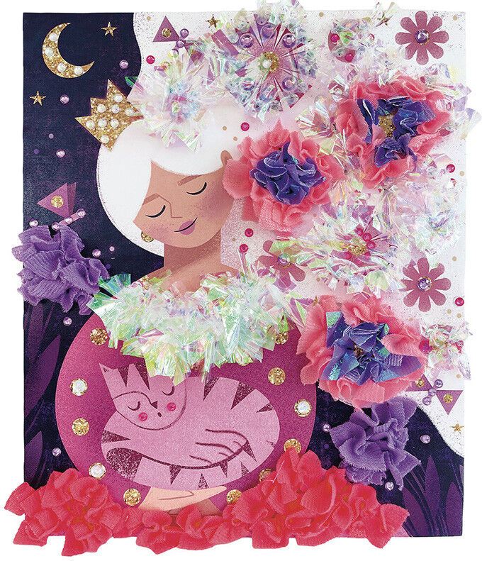 Les Ateliers du Calme : Froufrous à Piquer et Strass à Coller Princesses - Janod