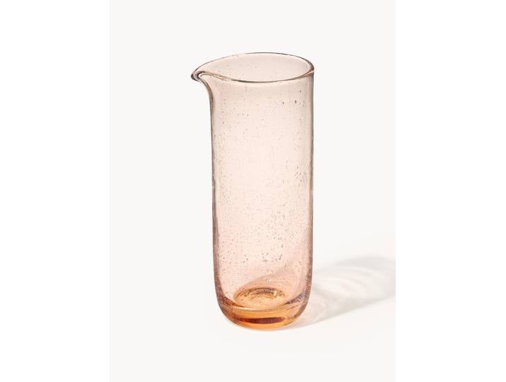 Carafe soufflée bouche avec bulles d'air Hippolyte, 840 ml