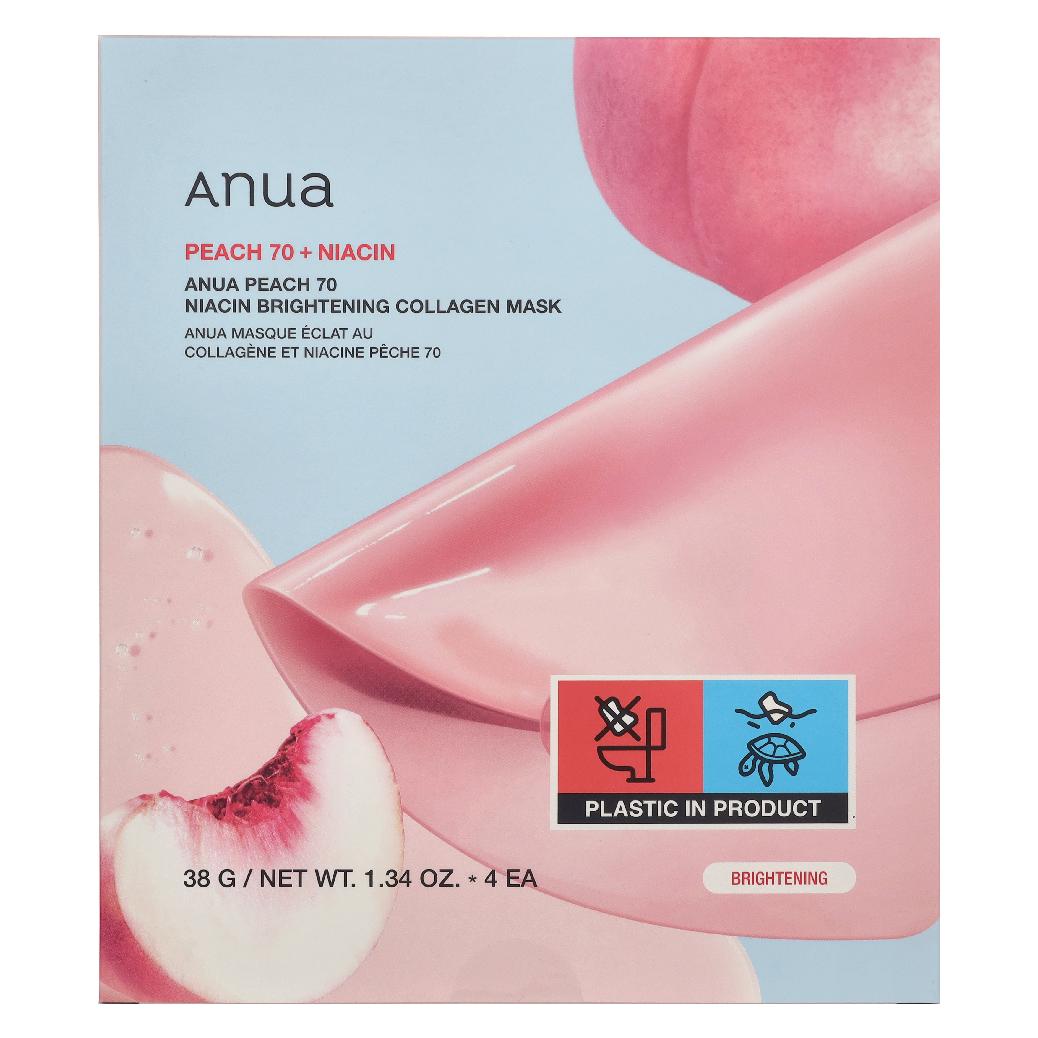 Anua Peach 70 Niacin Brightening Collagen Mask (152.38 ml) (AA000367)