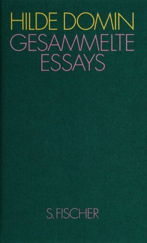 Hilde Domin - Gesammelte Essays: Heimat in der Sprache - Preis vom 09.10.2026 07:28:09 h