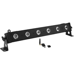 Eurolite LED Bar-6 QCL RGB+UV Leiste QuickDMX Set