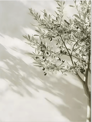 Inspire Picks Mediterranean Olive Tree Wall Art Countryside Landscape Poster For Farmhouse Decor lc028 2 50x70cm Unframed