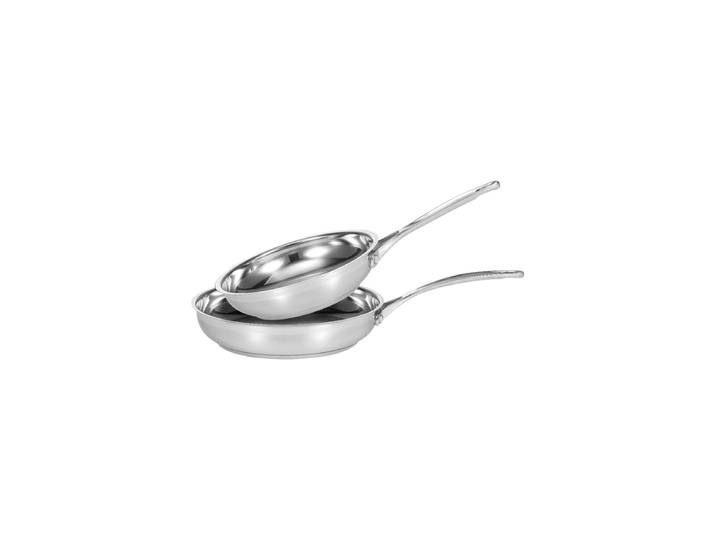 2-teiliges Premium Bratpfannen Set „Impact“ Silber SCANPAN