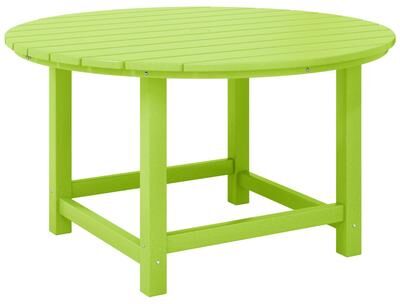 Polytrends "Laguna Kids Outdoor 38"" Round Poly Dining Table for Children"