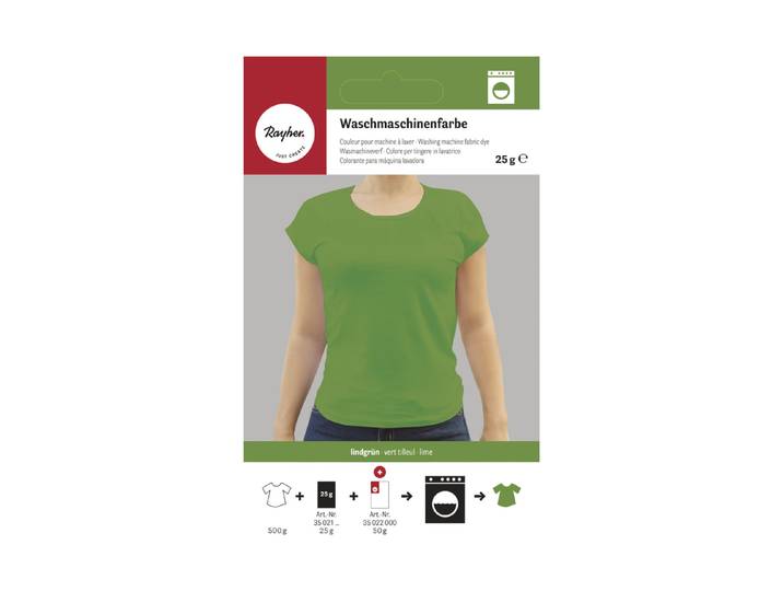 Rayher Waschmaschinenfarbe Lindgrün 25 g