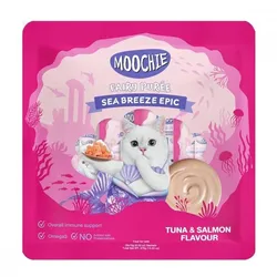 MOOCHIE Fairy Puree Thunfisch & Lachs 25×15 g Katzenleckerei