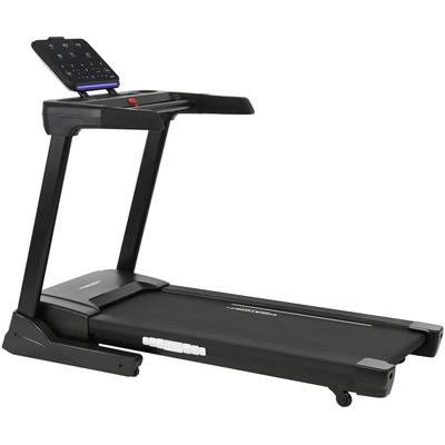 Laufband CHRISTOPEIT SPORT "Laufband TM 4500 S", schwarz, Laufbänder, ohne Unterlegmatte, bis max. 20 km/h, 130 kg max. Benutzergewicht, B:80cm H:140cm L:176cm