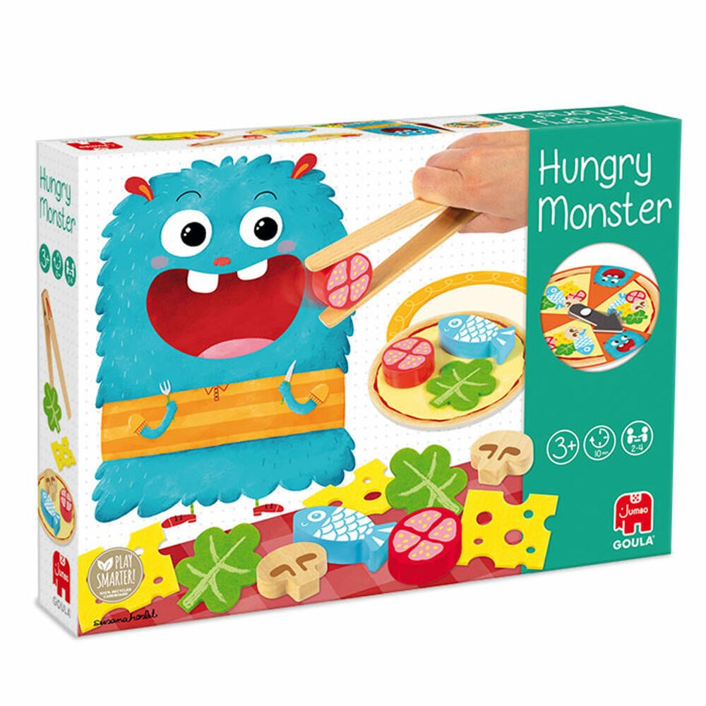 Jumbo Hungry Monster Diset vaardigheidsspel voor baby's vanaf 3 jaar
