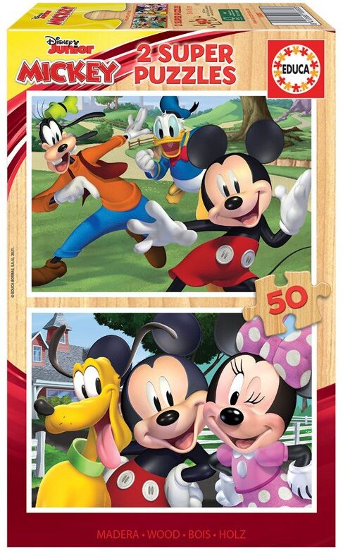 Puzzle 2×50 pcs Mickey & Friends - Educa