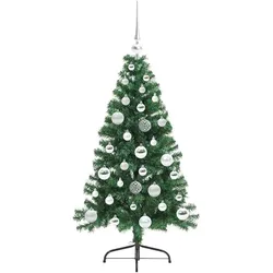 vidaXL, Weihnachtsbaum, Robin (mit 61 silbernen Kugeln) (120 cm)