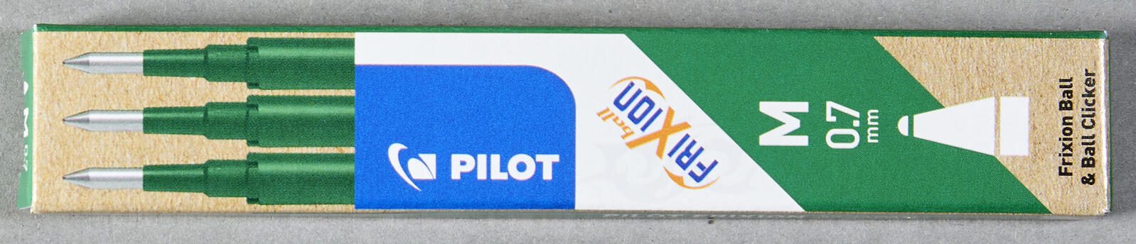 PILOT FRIXION Tintenrollerminen grün - 3 Stück BLS-FR7-G-S3