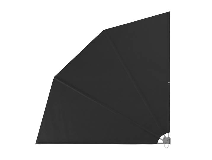 Seitenmarkise Fächer 140 x 140 cm anthrazit
