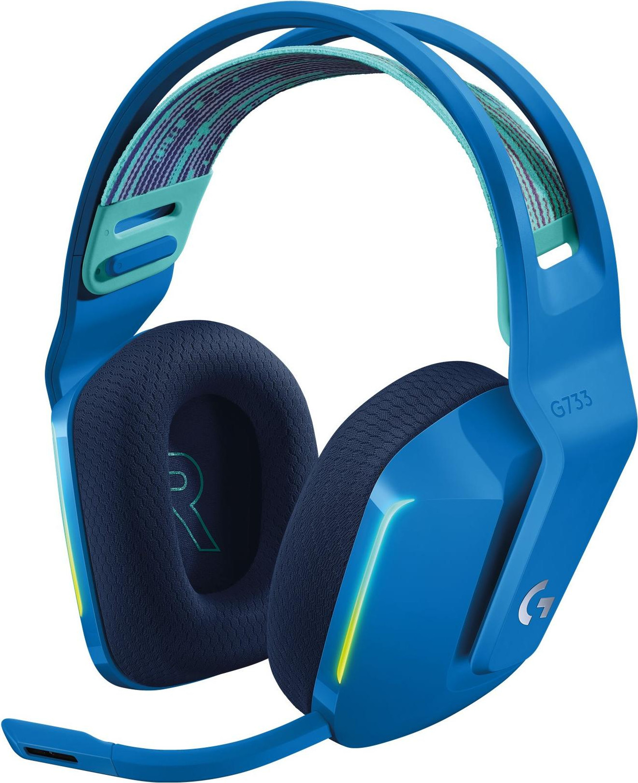 Logitech G733 LIGHTSPEED draadloze gaming-headset blauw