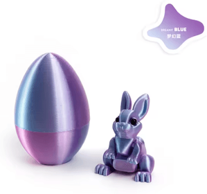Inspire Picks 3D Printed Easter Rabbit Ornament With Egg Cute Desk Decor & Kids Gift 10