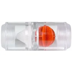 Aquatuning Fliessanzeiger mit Filter G1/4', Wasserkühlung Überwachung, Transparent