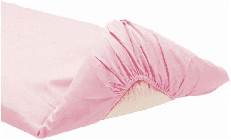 Lenzuolo lettino Italbaby 020 0060 01 TINTA UNITA con angoli Rosa