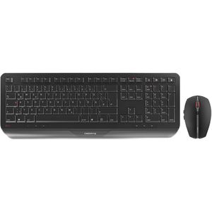 Cherry Tastatur GENTIX DESKTOP JD-7000DE-2, mit Funkmaus, USB, schwarz