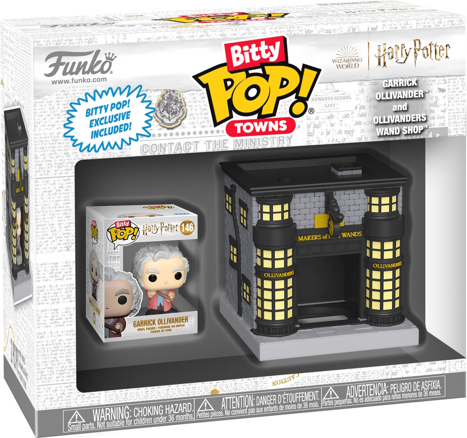Funko Bitty Pop! Harry Potter Garrick Ollivander en de toverstokkenwinkel